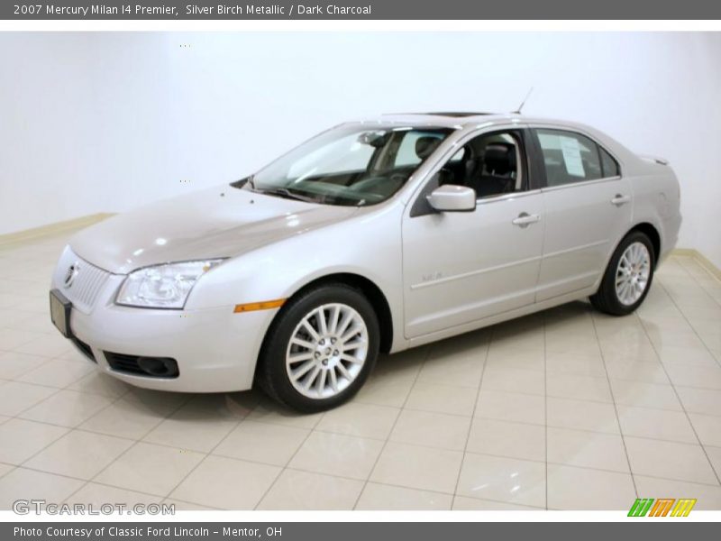 Silver Birch Metallic / Dark Charcoal 2007 Mercury Milan I4 Premier