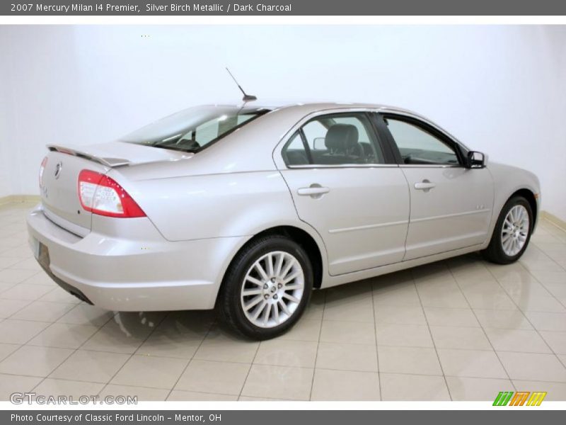 Silver Birch Metallic / Dark Charcoal 2007 Mercury Milan I4 Premier