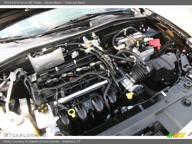 Ebony Black / Charcoal Black 2009 Ford Focus SES Sedan