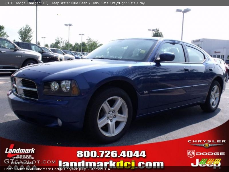 Deep Water Blue Pearl / Dark Slate Gray/Light Slate Gray 2010 Dodge Charger SXT