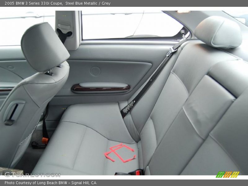 Steel Blue Metallic / Grey 2005 BMW 3 Series 330i Coupe