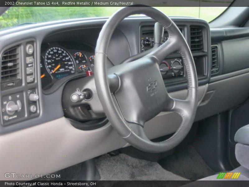 Redfire Metallic / Medium Gray/Neutral 2002 Chevrolet Tahoe LS 4x4