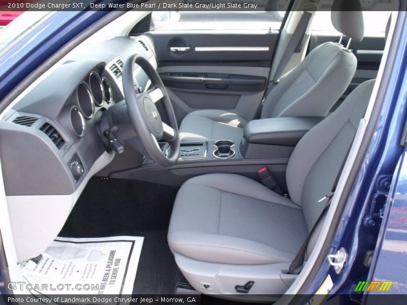 Deep Water Blue Pearl / Dark Slate Gray/Light Slate Gray 2010 Dodge Charger SXT