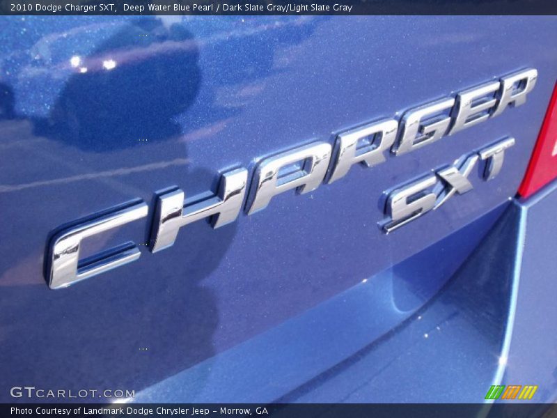 Deep Water Blue Pearl / Dark Slate Gray/Light Slate Gray 2010 Dodge Charger SXT