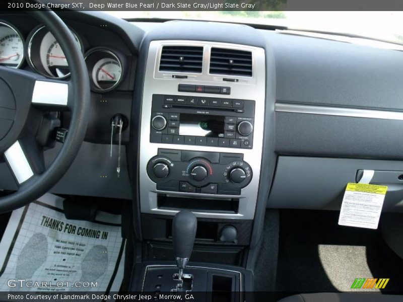 Deep Water Blue Pearl / Dark Slate Gray/Light Slate Gray 2010 Dodge Charger SXT