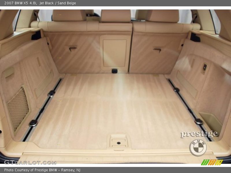 Jet Black / Sand Beige 2007 BMW X5 4.8i