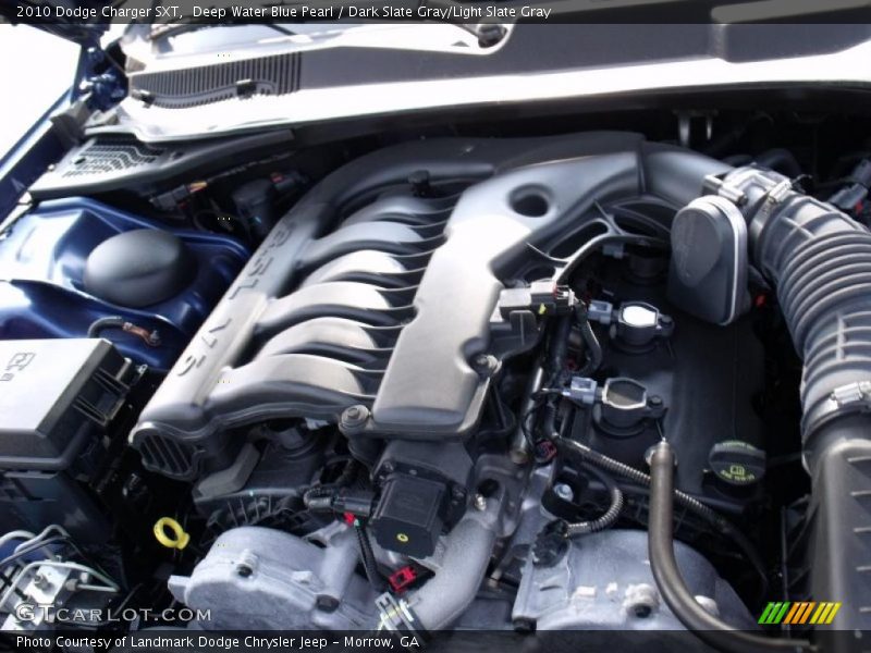 Deep Water Blue Pearl / Dark Slate Gray/Light Slate Gray 2010 Dodge Charger SXT