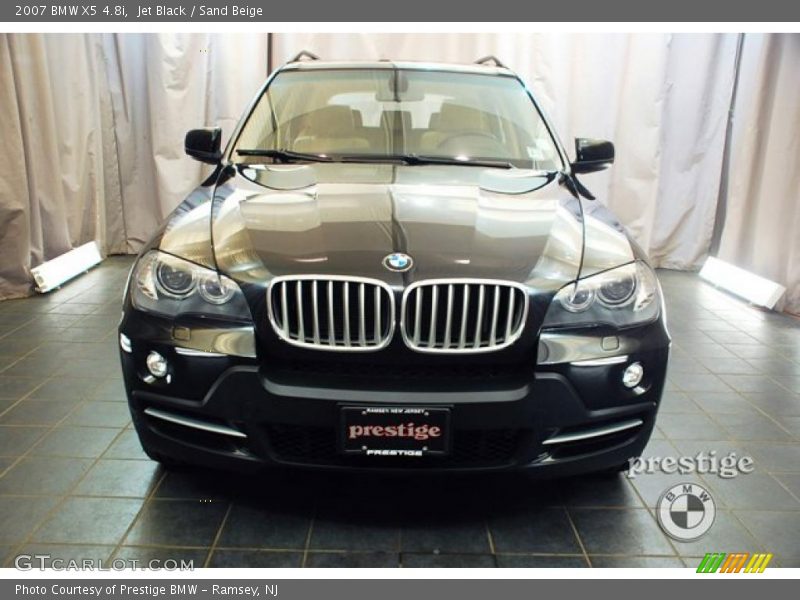 Jet Black / Sand Beige 2007 BMW X5 4.8i