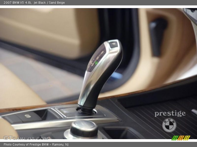 Jet Black / Sand Beige 2007 BMW X5 4.8i