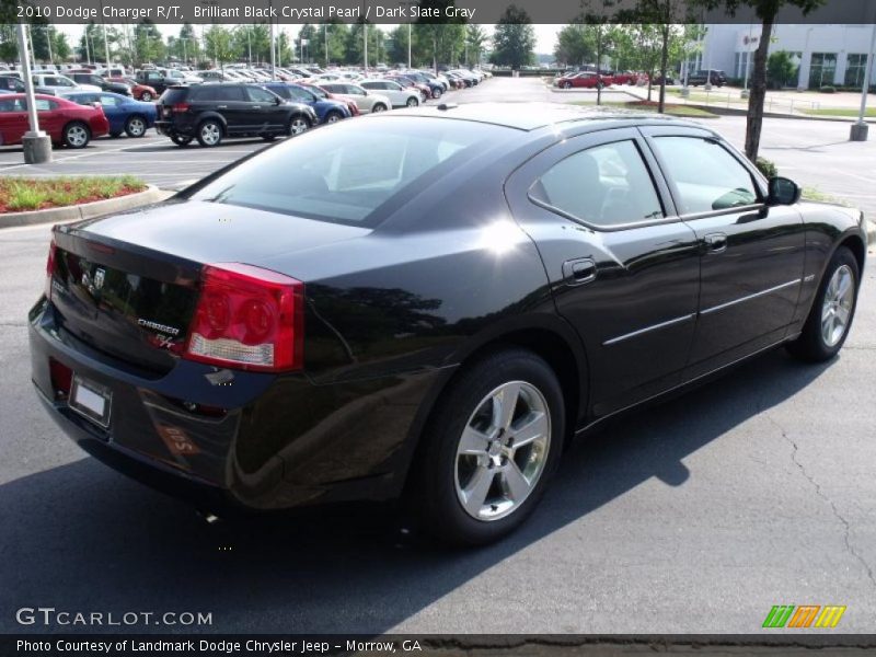 Brilliant Black Crystal Pearl / Dark Slate Gray 2010 Dodge Charger R/T