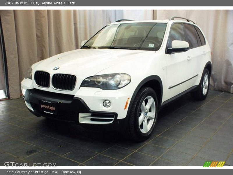 Alpine White / Black 2007 BMW X5 3.0si