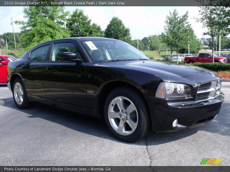 Brilliant Black Crystal Pearl / Dark Slate Gray 2010 Dodge Charger R/T