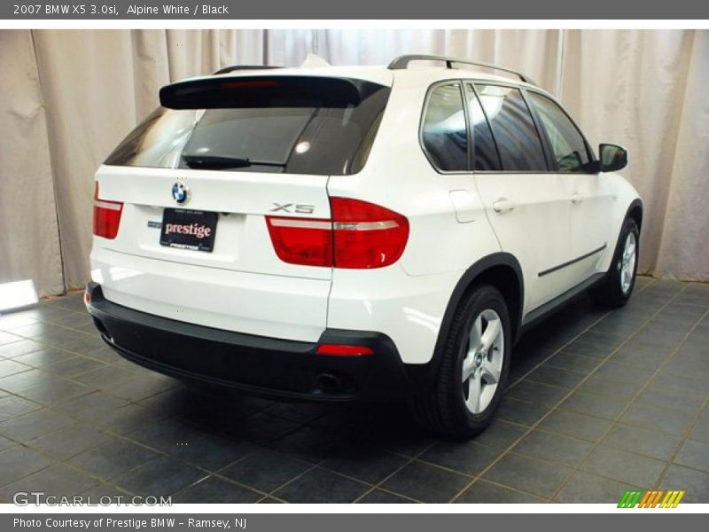 Alpine White / Black 2007 BMW X5 3.0si