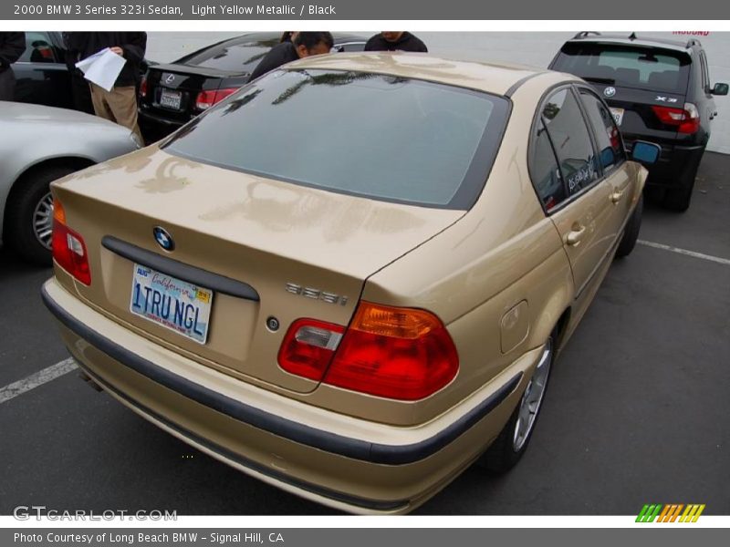 Light Yellow Metallic / Black 2000 BMW 3 Series 323i Sedan