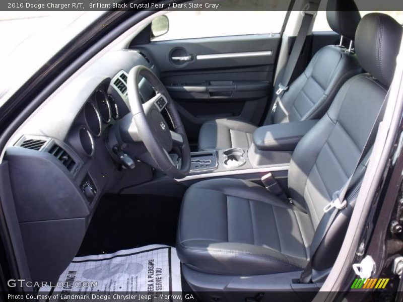 Brilliant Black Crystal Pearl / Dark Slate Gray 2010 Dodge Charger R/T