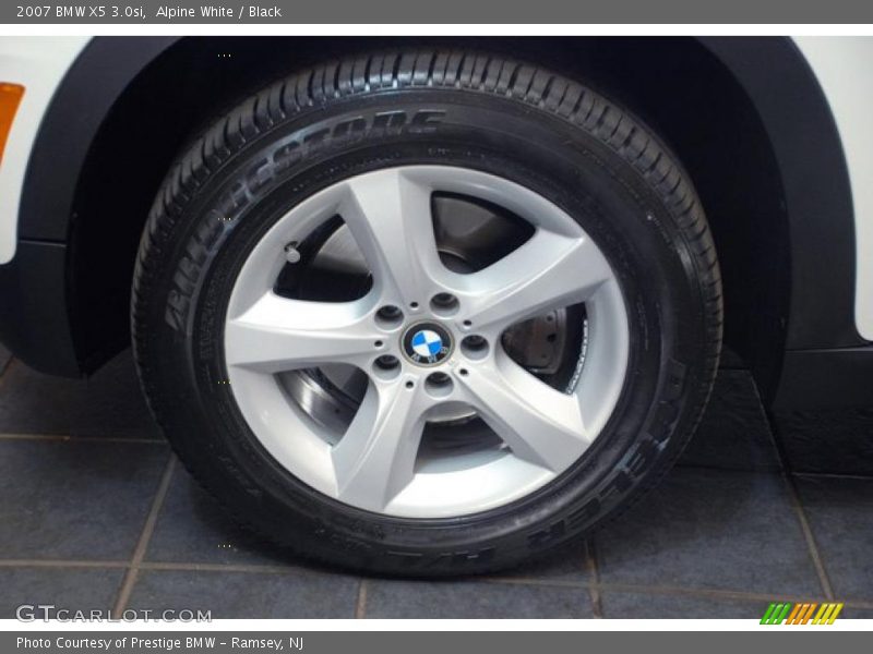 Alpine White / Black 2007 BMW X5 3.0si