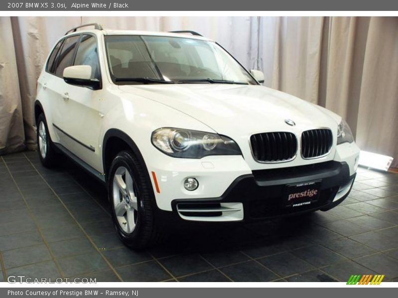 Alpine White / Black 2007 BMW X5 3.0si