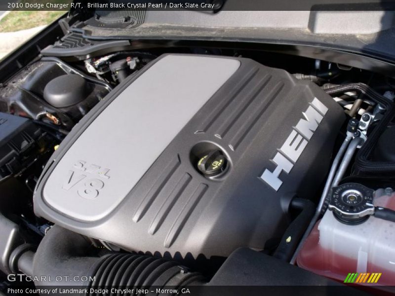 Brilliant Black Crystal Pearl / Dark Slate Gray 2010 Dodge Charger R/T