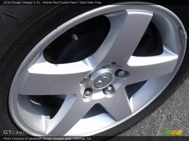 Inferno Red Crystal Pearl / Dark Slate Gray 2010 Dodge Charger 3.5L