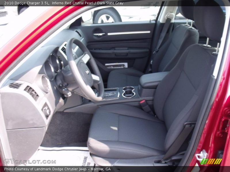 Inferno Red Crystal Pearl / Dark Slate Gray 2010 Dodge Charger 3.5L