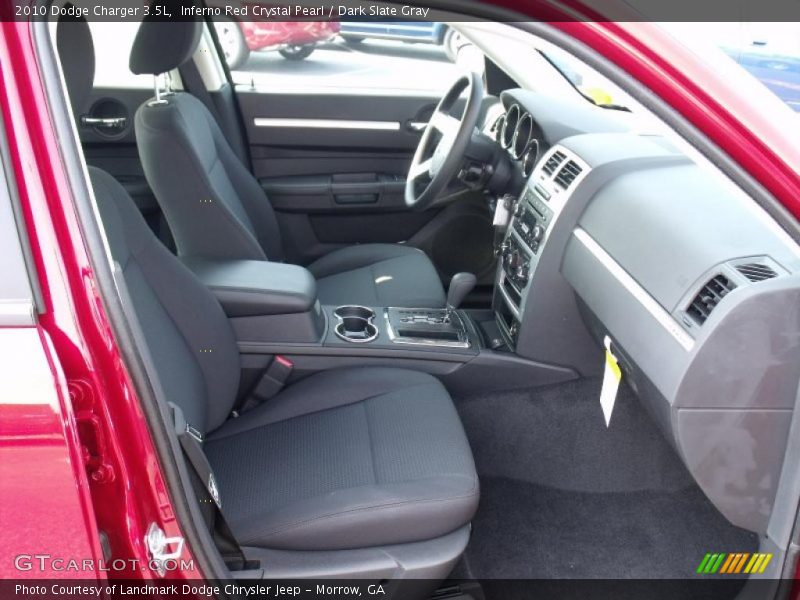 Inferno Red Crystal Pearl / Dark Slate Gray 2010 Dodge Charger 3.5L