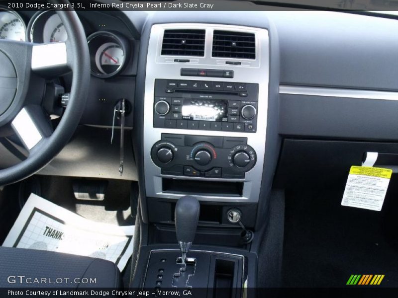 Inferno Red Crystal Pearl / Dark Slate Gray 2010 Dodge Charger 3.5L
