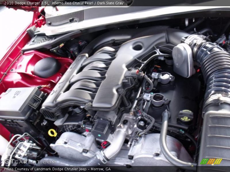 Inferno Red Crystal Pearl / Dark Slate Gray 2010 Dodge Charger 3.5L
