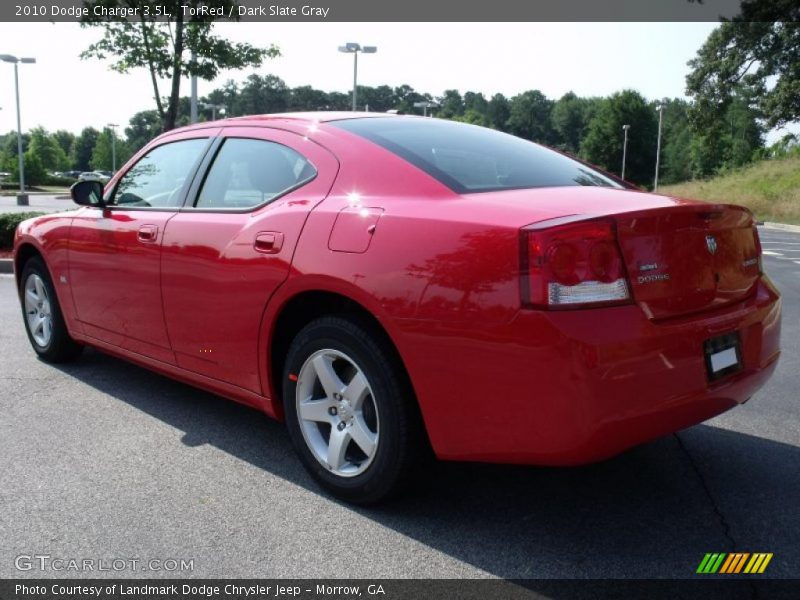 TorRed / Dark Slate Gray 2010 Dodge Charger 3.5L