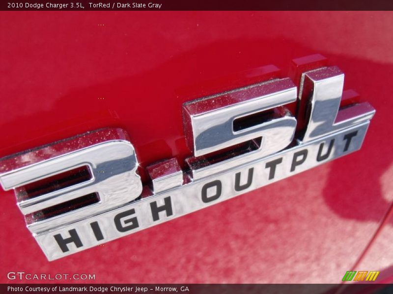TorRed / Dark Slate Gray 2010 Dodge Charger 3.5L