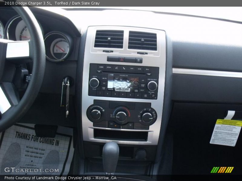 TorRed / Dark Slate Gray 2010 Dodge Charger 3.5L