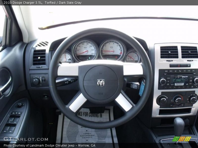 TorRed / Dark Slate Gray 2010 Dodge Charger 3.5L