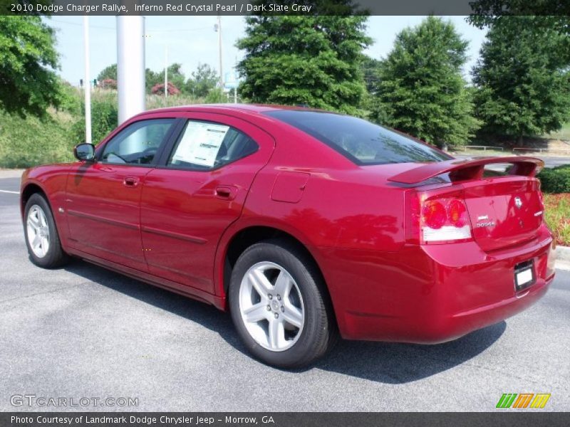 Inferno Red Crystal Pearl / Dark Slate Gray 2010 Dodge Charger Rallye