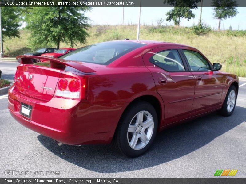 Inferno Red Crystal Pearl / Dark Slate Gray 2010 Dodge Charger Rallye