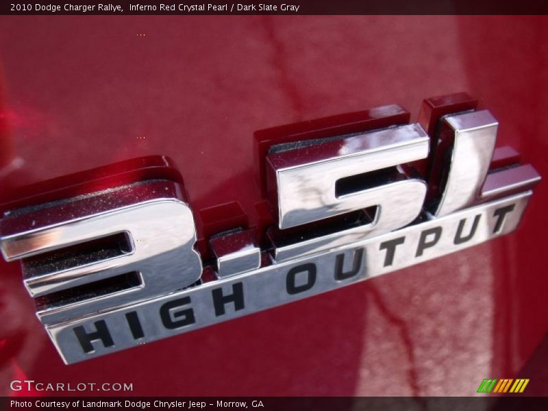 Inferno Red Crystal Pearl / Dark Slate Gray 2010 Dodge Charger Rallye