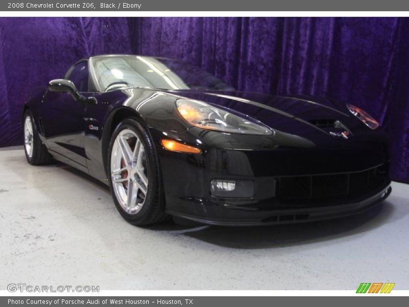 Black / Ebony 2008 Chevrolet Corvette Z06