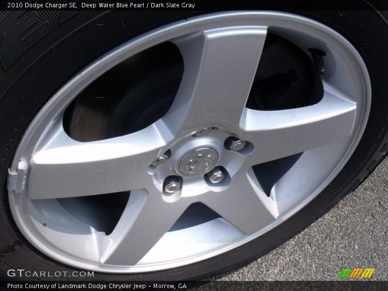 Deep Water Blue Pearl / Dark Slate Gray 2010 Dodge Charger SE