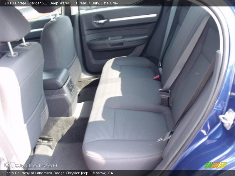 Deep Water Blue Pearl / Dark Slate Gray 2010 Dodge Charger SE