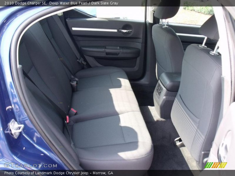 Deep Water Blue Pearl / Dark Slate Gray 2010 Dodge Charger SE