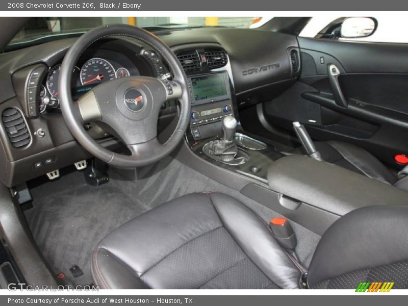 Black / Ebony 2008 Chevrolet Corvette Z06