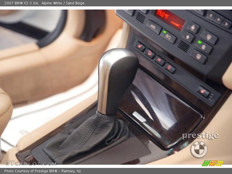 Alpine White / Sand Beige 2007 BMW X3 3.0si