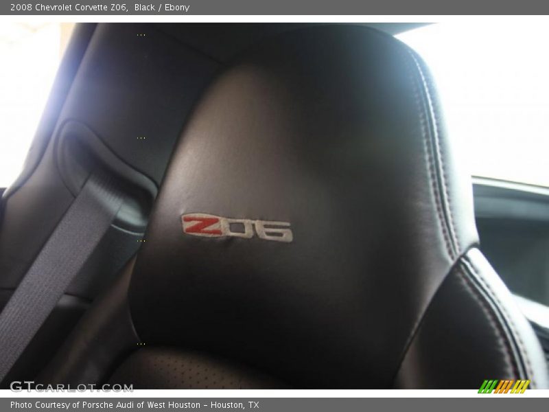 Black / Ebony 2008 Chevrolet Corvette Z06