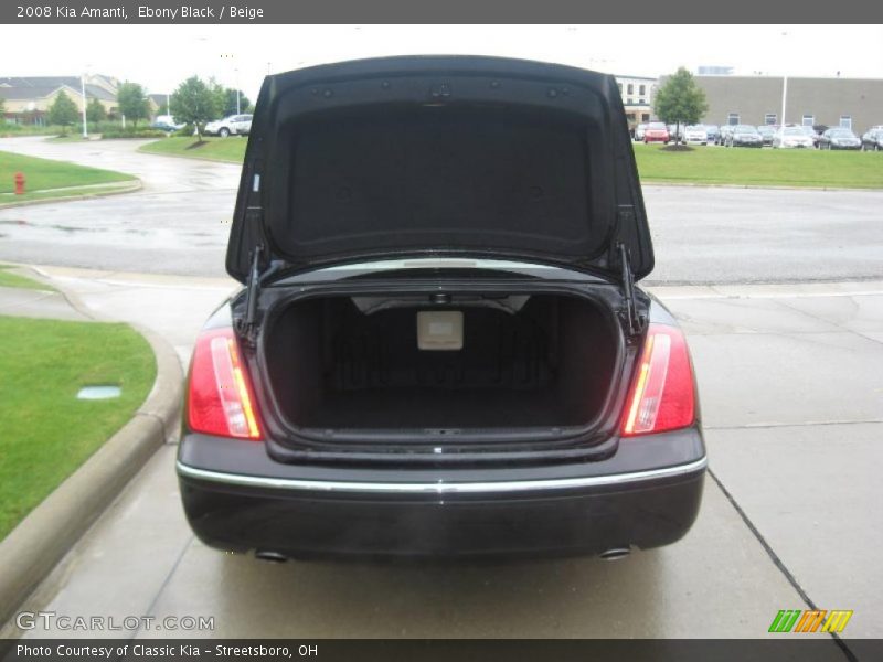 Ebony Black / Beige 2008 Kia Amanti