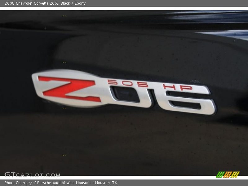 Black / Ebony 2008 Chevrolet Corvette Z06