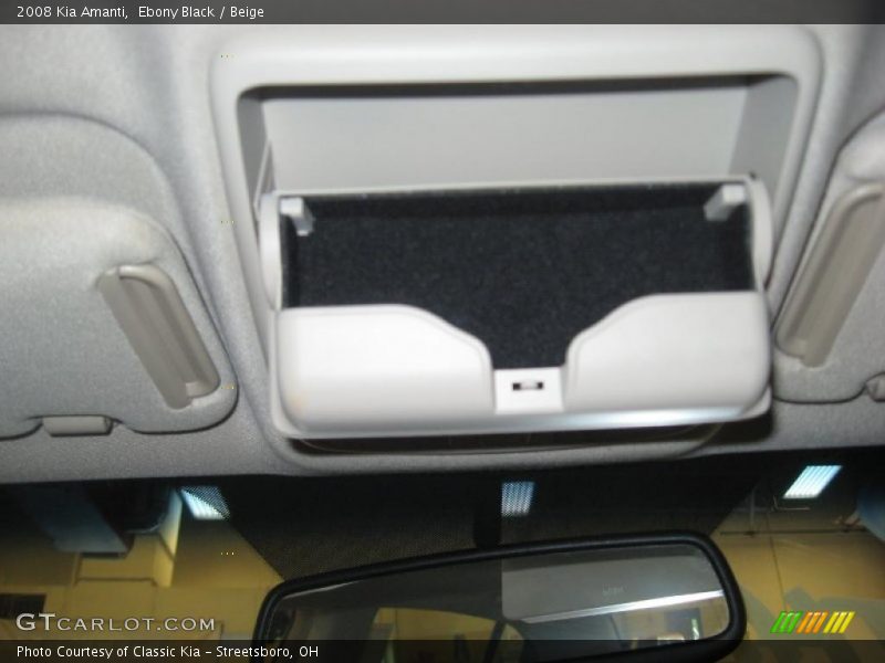 Ebony Black / Beige 2008 Kia Amanti