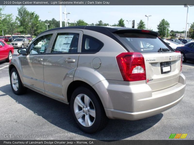 Light Sandstone Metallic / Dark Slate Gray 2010 Dodge Caliber Mainstreet