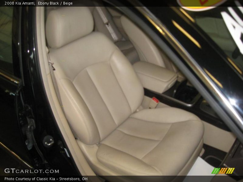 Ebony Black / Beige 2008 Kia Amanti