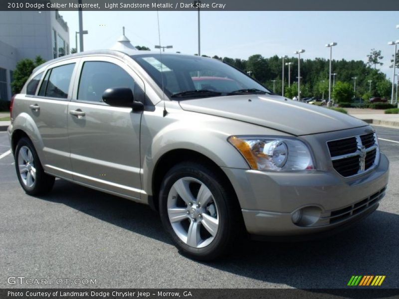 Light Sandstone Metallic / Dark Slate Gray 2010 Dodge Caliber Mainstreet