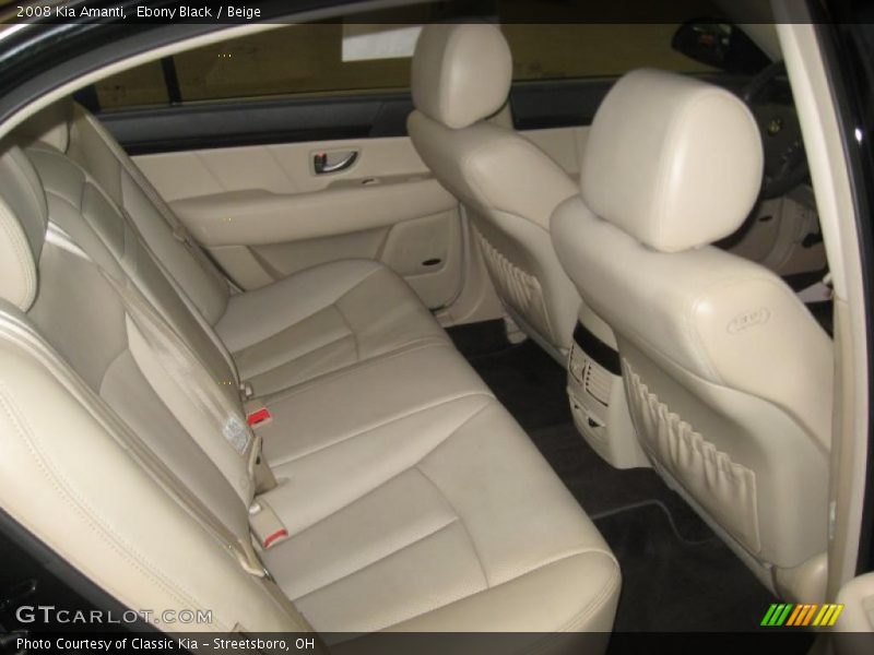 Ebony Black / Beige 2008 Kia Amanti