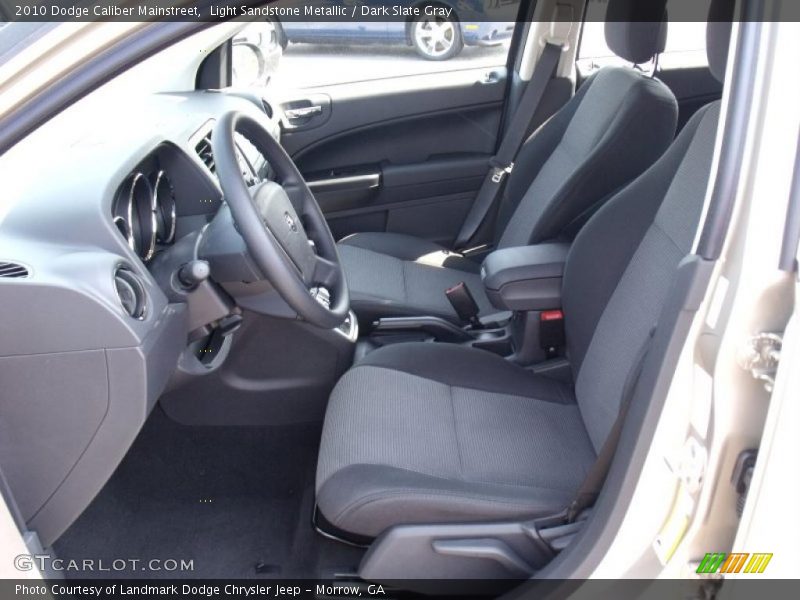 Light Sandstone Metallic / Dark Slate Gray 2010 Dodge Caliber Mainstreet