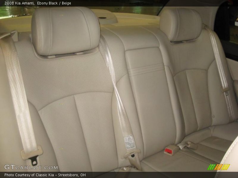 Ebony Black / Beige 2008 Kia Amanti